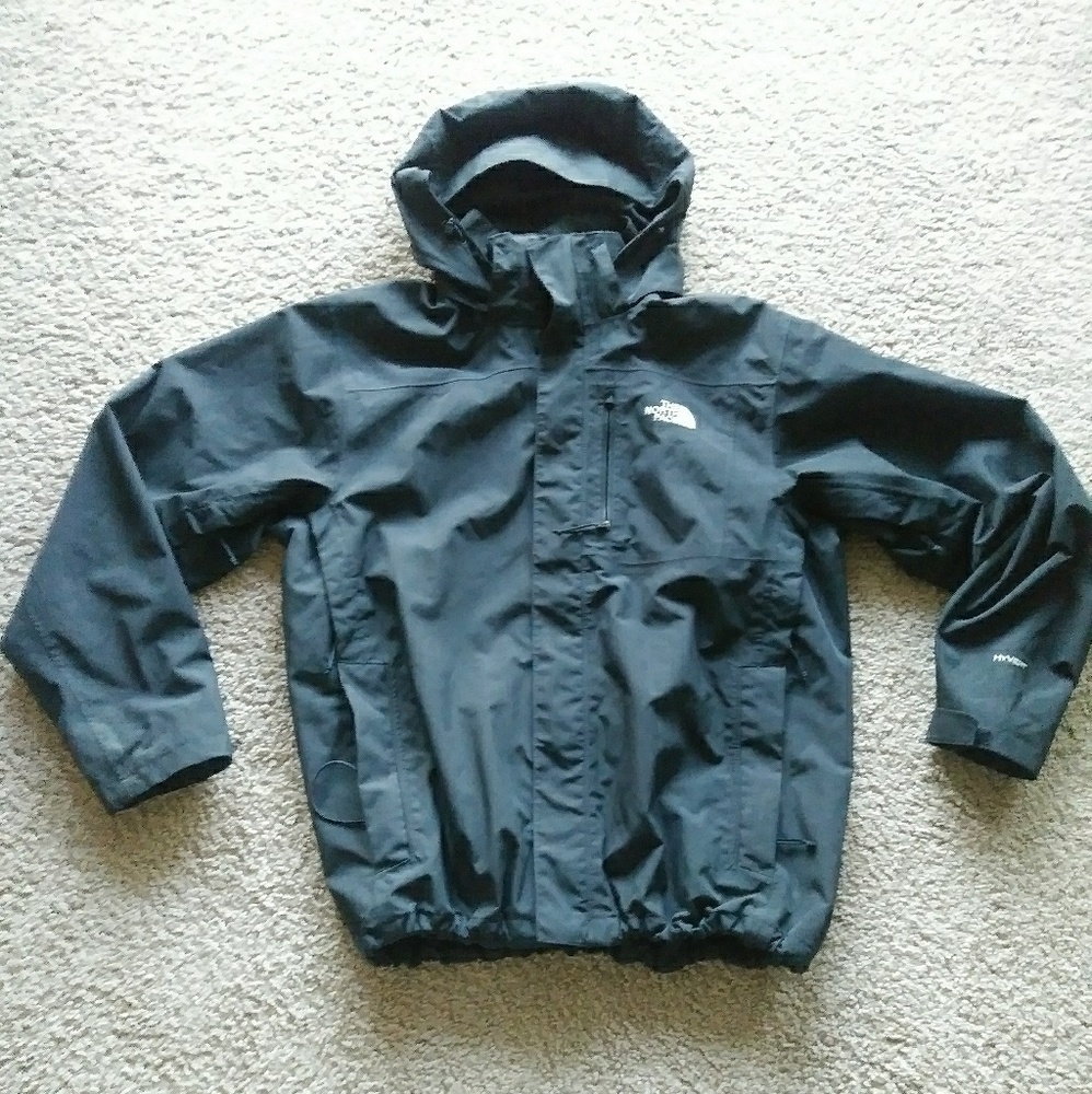 Mens North Face Hyvent hooded jacket